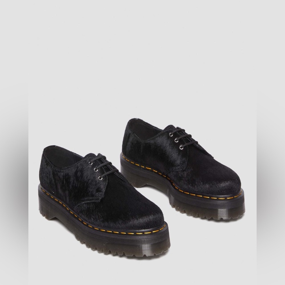 1461 HAIR-ON PLATFORM SHOES